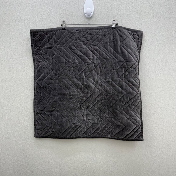 Annie Selke Brentwood Velvet Shale Euro Sham 26" Pillow Case Cover - Picture 1 of 5